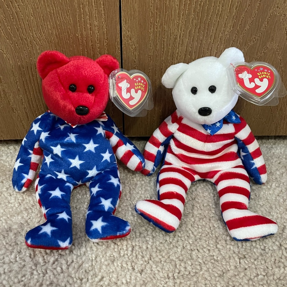 Patriotic Ty Beanie Babies